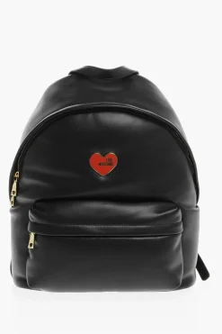 Outlet LOVE Zaino in Ecopelle con Cuore in Metallo Donna Zaini