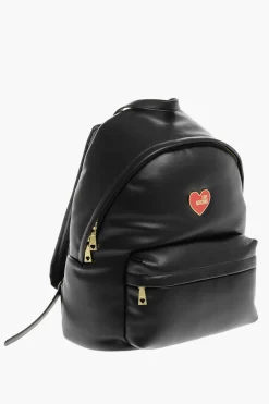 Outlet LOVE Zaino in Ecopelle con Cuore in Metallo Donna Zaini