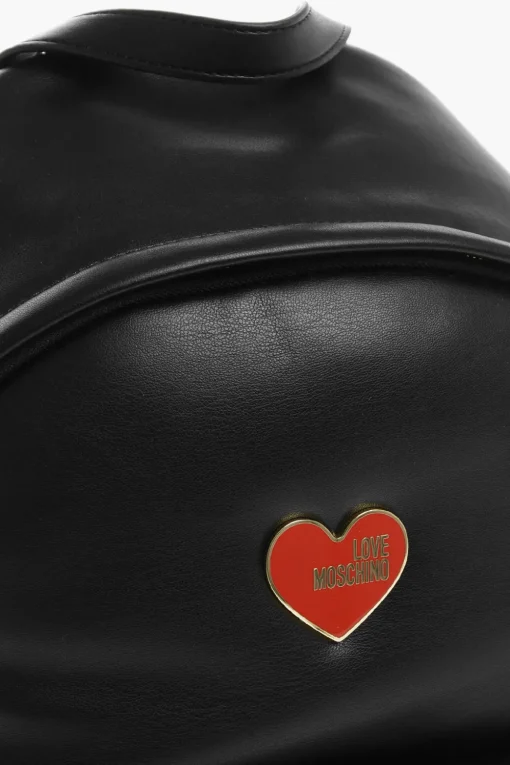 Outlet LOVE Zaino in Ecopelle con Cuore in Metallo Donna Zaini