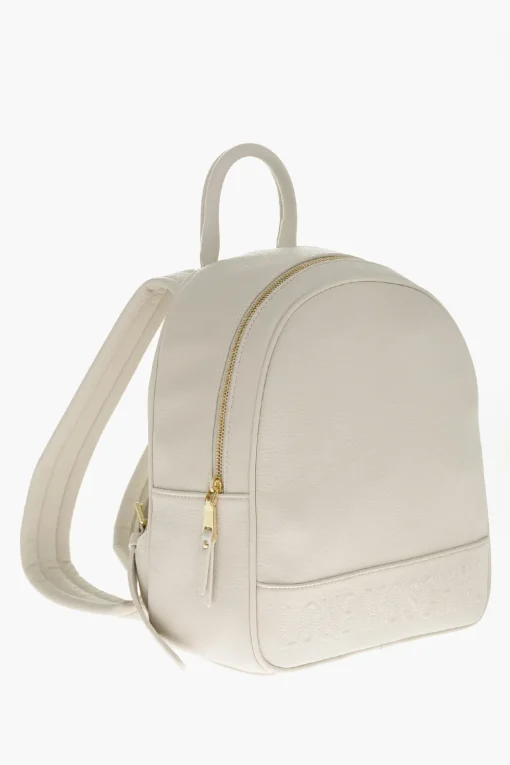 LOVE Zaino in Ecopelle Martellata con Logo in Rilievo>Moschino Online