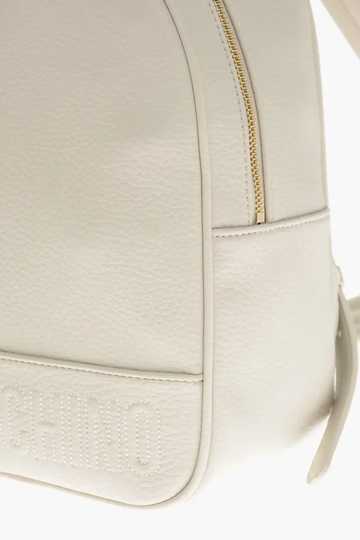 LOVE Zaino in Ecopelle Martellata con Logo in Rilievo>Moschino Online