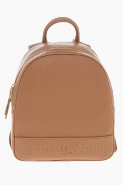 LOVE Zaino in Ecopelle Martellata con Logo in Rilievo>Moschino Hot
