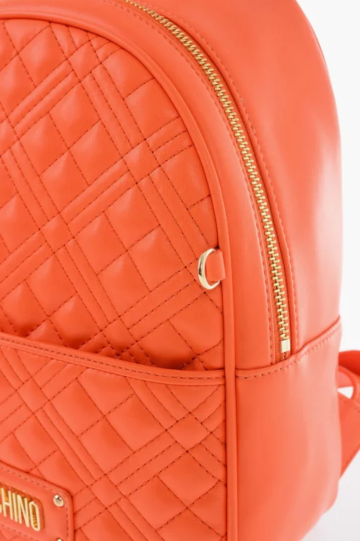 Sale LOVE Zaino in Pelle Vegan Trapuntato con Abbinato Pouch Donna Zaini