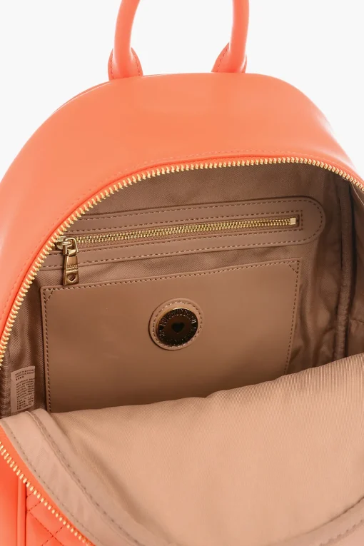Sale LOVE Zaino in Pelle Vegan Trapuntato con Abbinato Pouch Donna Zaini