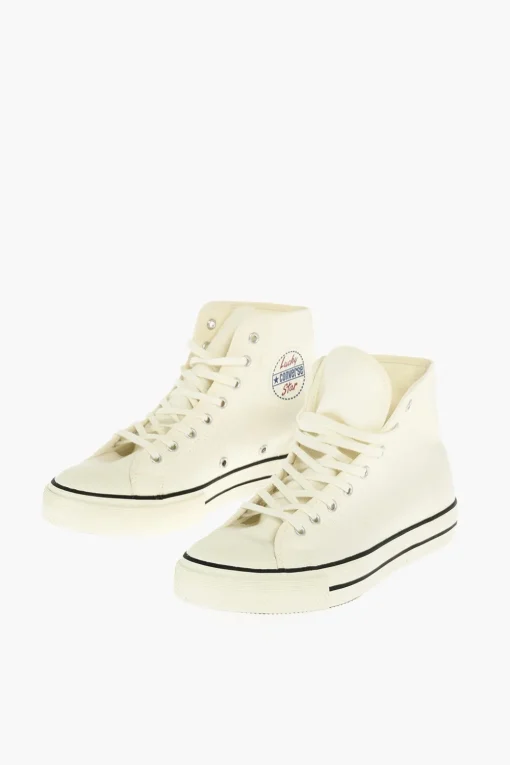 Clearance LUCKY STAR CHUCK TAYLOR sneakers alte in cotone Donna Sneaker