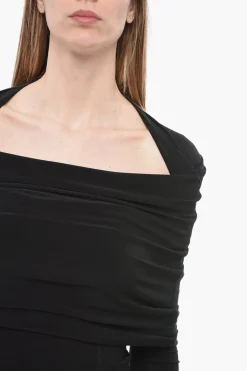 LUTZ HUELLE Top Off-Shoulder in Tessuto Stretch></noscript>AZ Factory Outlet