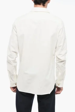 Outlet LUXOR Camicia in Cotone OFFICE con Collo Francese Uomo Camicie