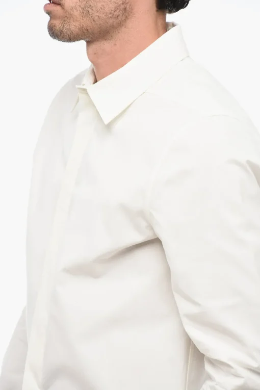 Outlet LUXOR Camicia in Cotone OFFICE con Collo Francese Uomo Camicie
