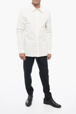 Outlet LUXOR Camicia in Cotone OFFICE con Collo Francese Uomo Camicie