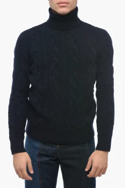 Maglia a Collo Alto in Lana Vergine Aran>Altea Hot