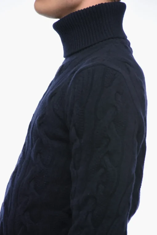 Maglia a Collo Alto in Lana Vergine Aran>Altea Hot