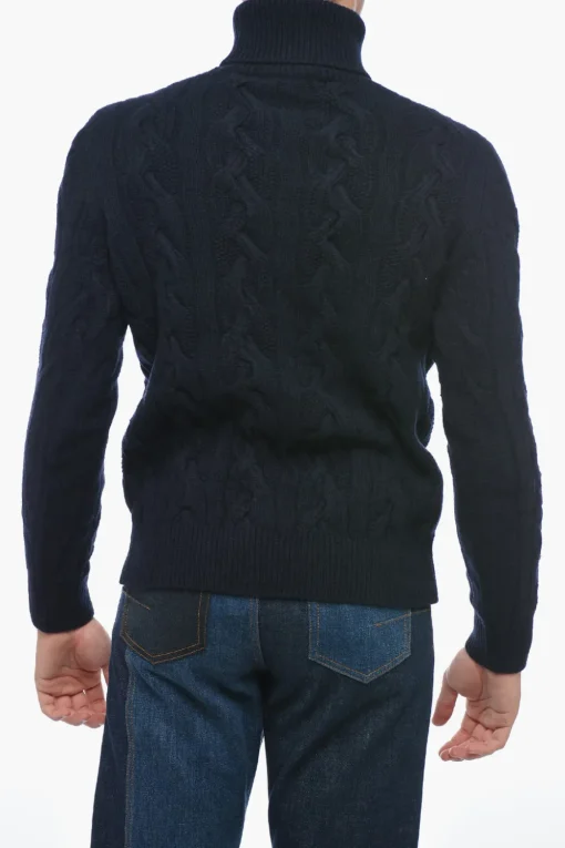 Maglia a Collo Alto in Lana Vergine Aran>Altea Hot