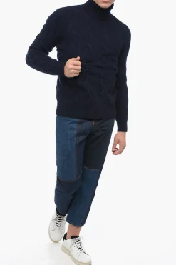 Maglia a Collo Alto in Lana Vergine Aran></noscript>Altea Hot
