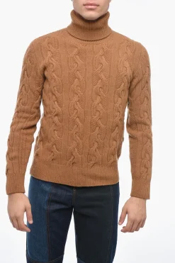 Maglia a Collo Alto in Lana Vergine Aran>Altea Fashion