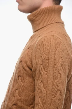 Maglia a Collo Alto in Lana Vergine Aran>Altea Fashion
