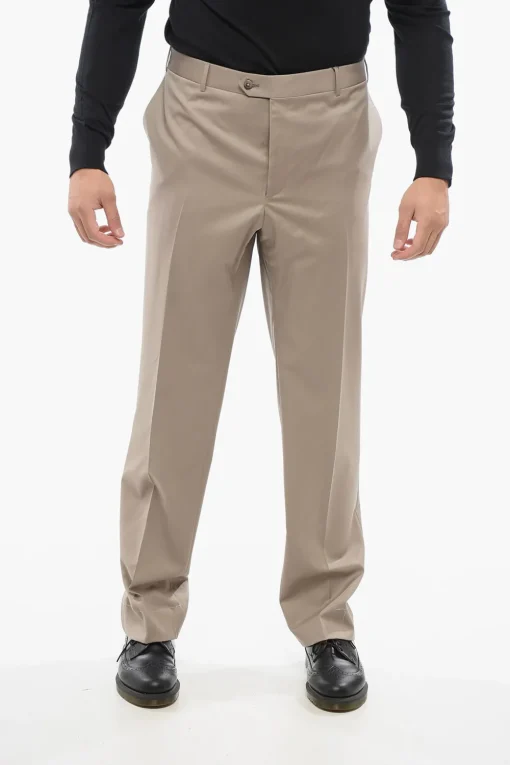 Online Maglia a Collo Alto in Misto Lana con Logo Uomo Maglieria