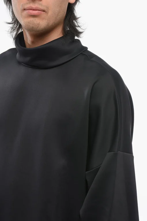 Sale Maglia a Collo Alto in Tessuto Tech Uomo Maglieria