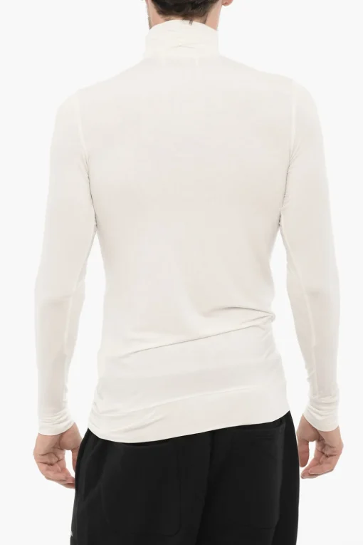 Clearance Maglia a Collo Alto Leggera Uomo Maglieria