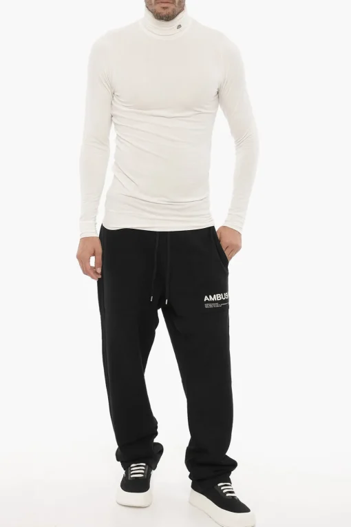 Clearance Maglia a Collo Alto Leggera Uomo Maglieria