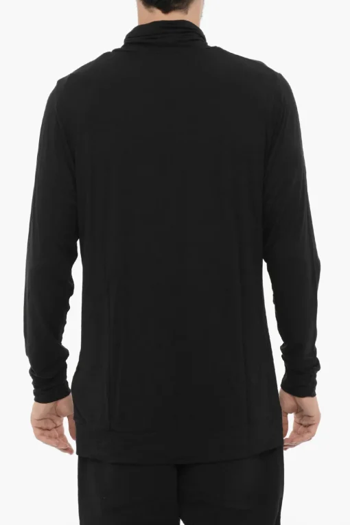 New Maglia a Collo Alto Leggera Uomo Maglieria
