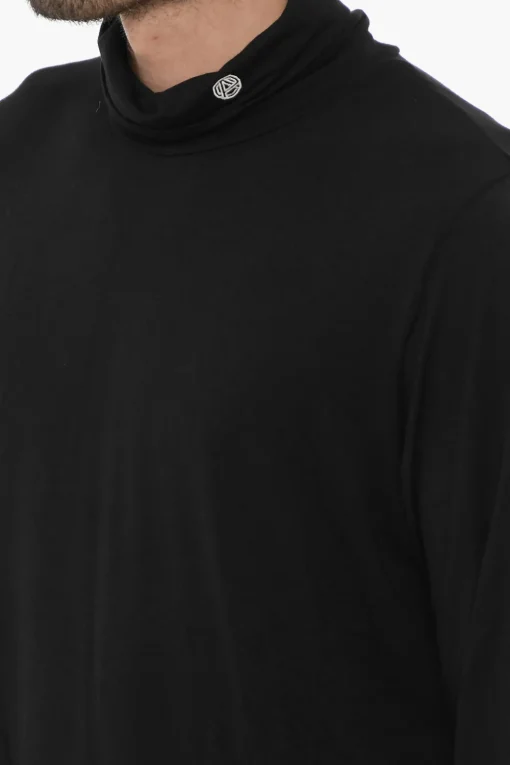 New Maglia a Collo Alto Leggera Uomo Maglieria