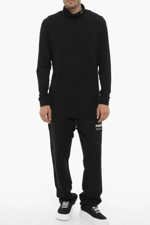 New Maglia a Collo Alto Leggera Uomo Maglieria