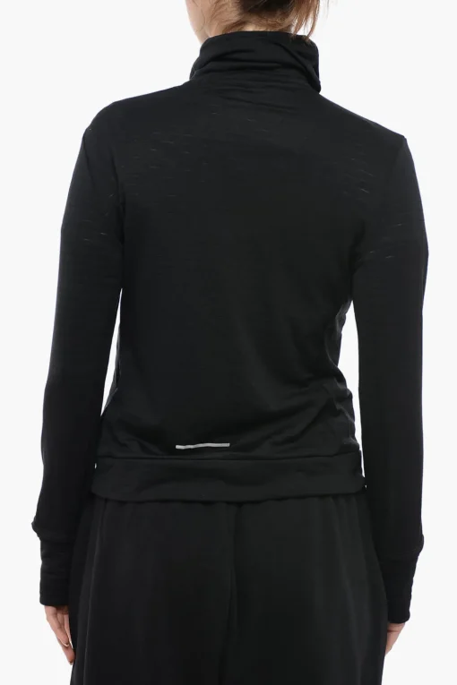 Clearance Maglia a Collo Alto Running Donna Maglieria