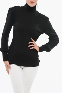 Maglia a Collo Alto SANDY A Costine in Lana Merino>Department 5 Sale