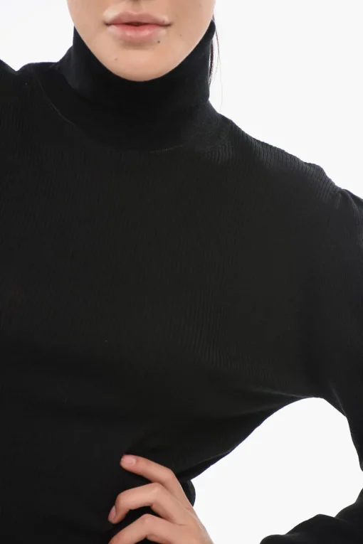Maglia a Collo Alto SANDY A Costine in Lana Merino>Department 5 Sale