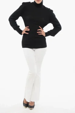 Maglia a Collo Alto SANDY A Costine in Lana Merino></noscript>Department 5 Sale