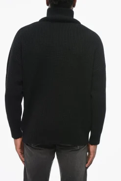 Maglia a Mezza Zip in Cashmere a Tinta Unita></noscript>Ballantyne New