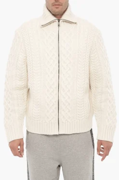 Maglia a Trecce in Lana con Due Tasche>Neil Barrett Fashion