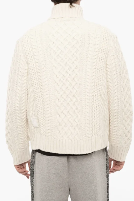 Maglia a Trecce in Lana con Due Tasche>Neil Barrett Fashion