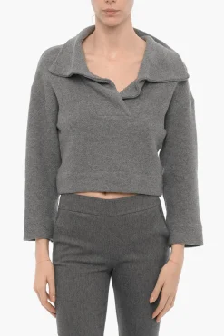 Hot Maglia BOTERO in Misto Lana con Collo a Polo Donna Maglieria