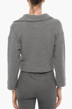 Hot Maglia BOTERO in Misto Lana con Collo a Polo Donna Maglieria