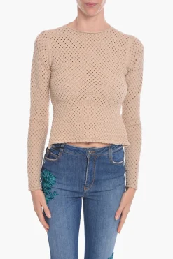 Maglia Crochet Openwork con Schiena Scoperta>Aeron Outlet