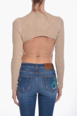 Maglia Crochet Openwork con Schiena Scoperta>Aeron Outlet