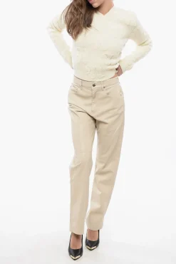 Maglia DIAN in Lana con Scollo a V></noscript>Nanushka Fashion