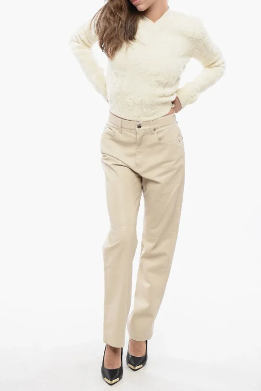 Maglia DIAN in Lana con Scollo a V>Nanushka Fashion