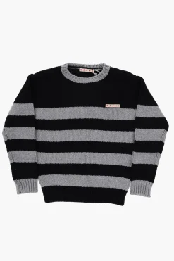 Clearance Maglia Girocollo a Righe Bicolore Bambino Abbigliamento