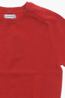 Discount Maglia Girocollo a Tinta Unita Abbigliamento