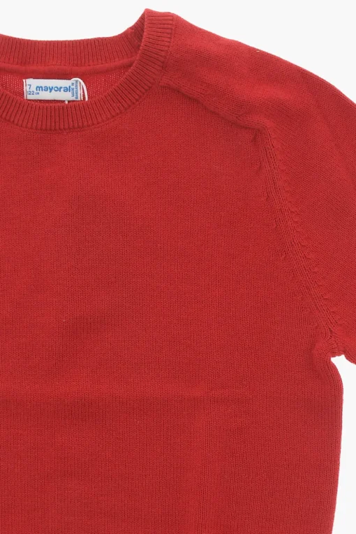 Discount Maglia Girocollo a Tinta Unita Abbigliamento