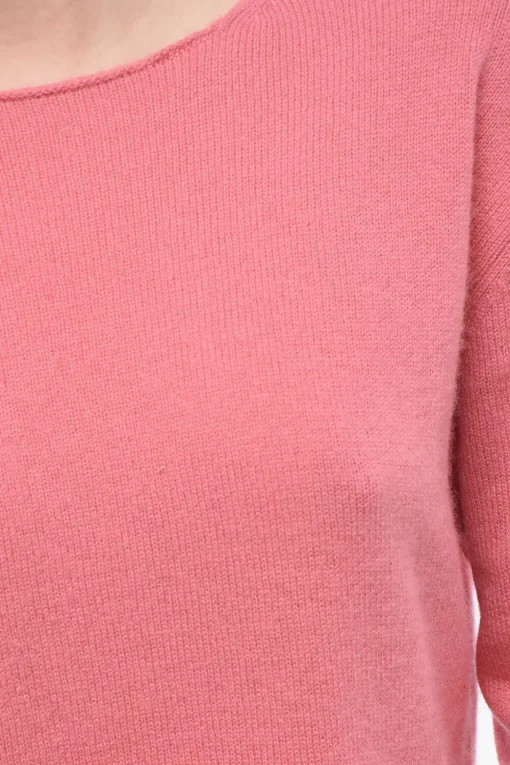 Clearance Maglia Girocollo in Cashmere Donna Maglieria