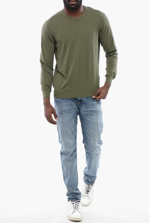 Maglia Girocollo in Cotone Crepe>Altea Online