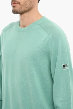 Maglia Girocollo in Cotone e Lino></noscript>Woolrich Best