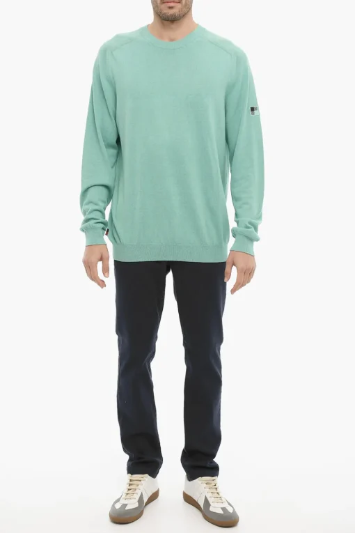 Maglia Girocollo in Cotone e Lino>Woolrich Best