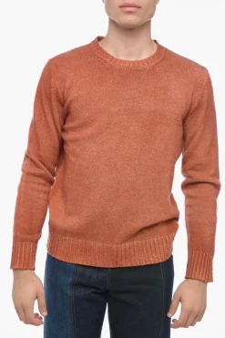 Online Maglia Girocollo in Lana Vergine Uomo Maglieria