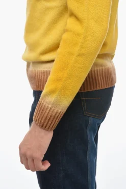 Best Maglia Girocollo in Lana Vergine con Fondo Degradè Uomo Maglieria
