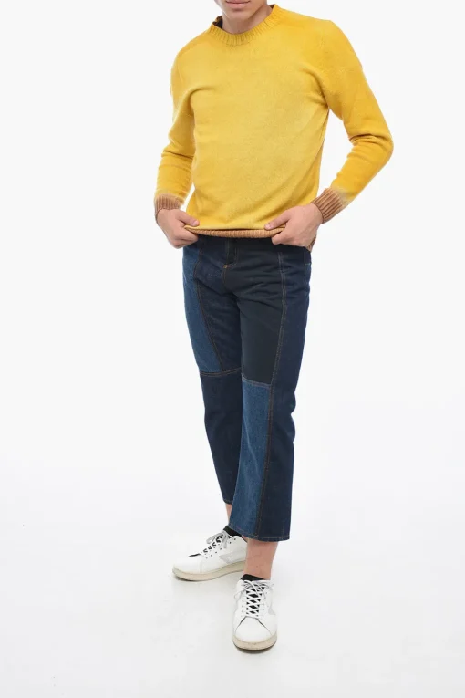 Best Maglia Girocollo in Lana Vergine con Fondo Degradè Uomo Maglieria