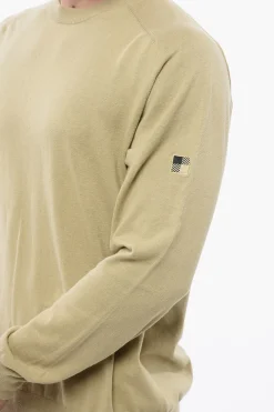 Discount Maglia Girocollo In Misto Lino Uomo Maglieria